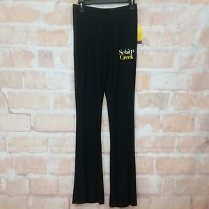 NWT Schitt's Creek Size S Black Flare Pants